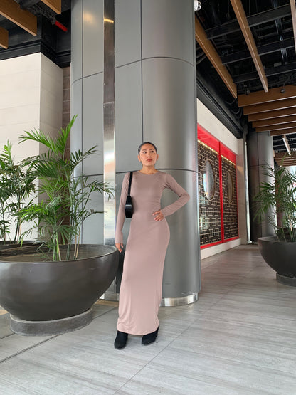 Vestido Lara (color tierra)